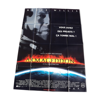 Affiche cinéma originale "armageddon" 120 x 160