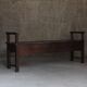 Rustic farmhouse bench with drawers 1900