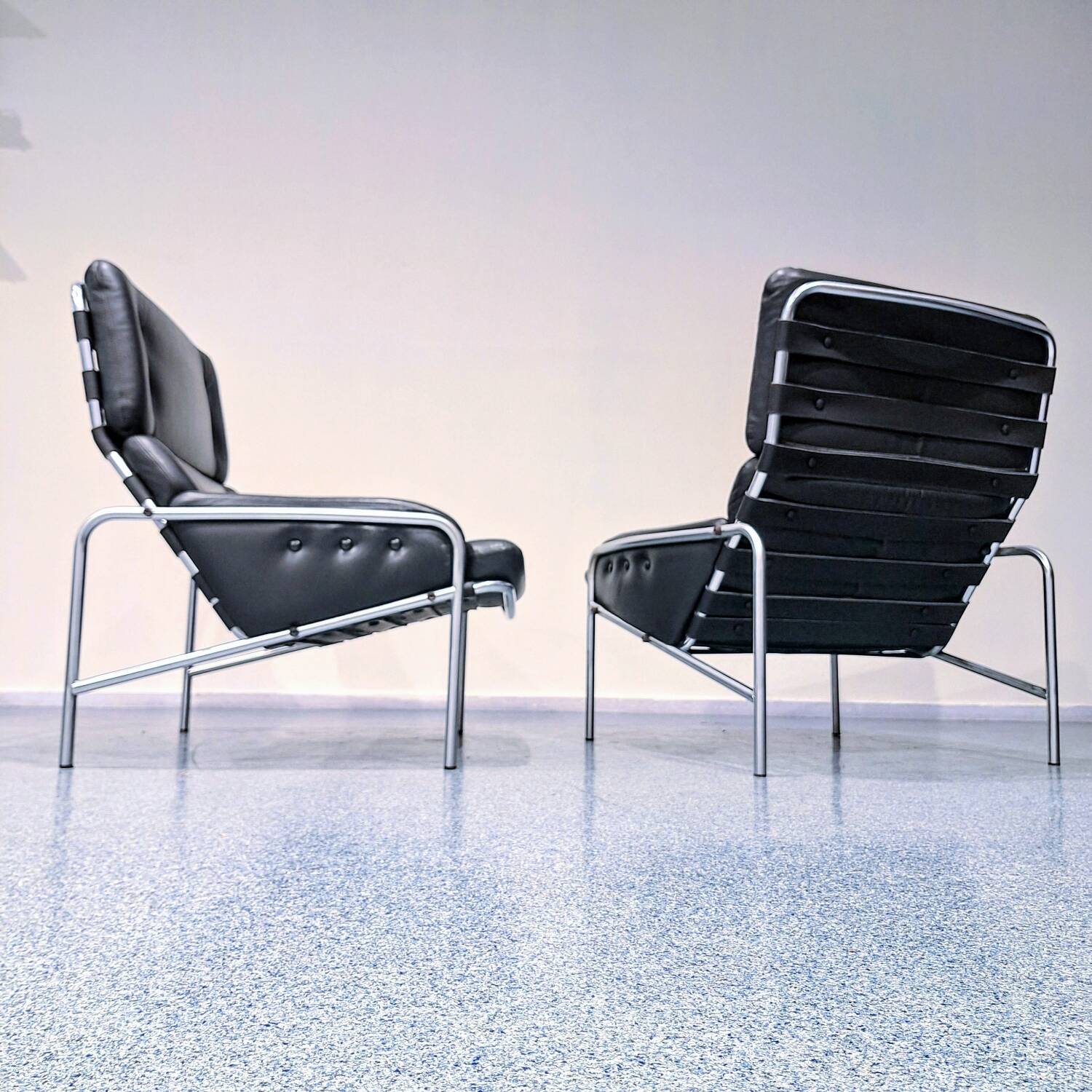 Paire de chaises Nagoya  SZ09 par Martin Visser pour Spectrum ,années 1974