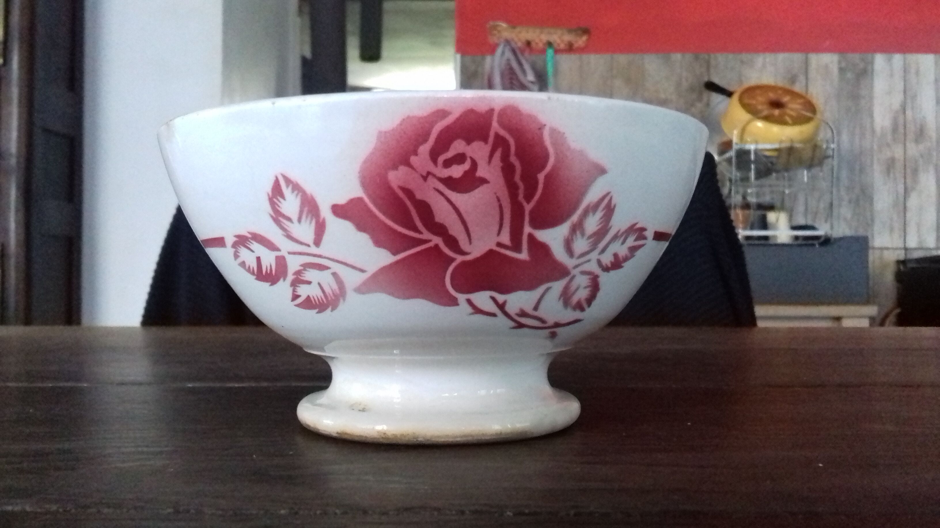 old bowl of brand digoin sarreguemines