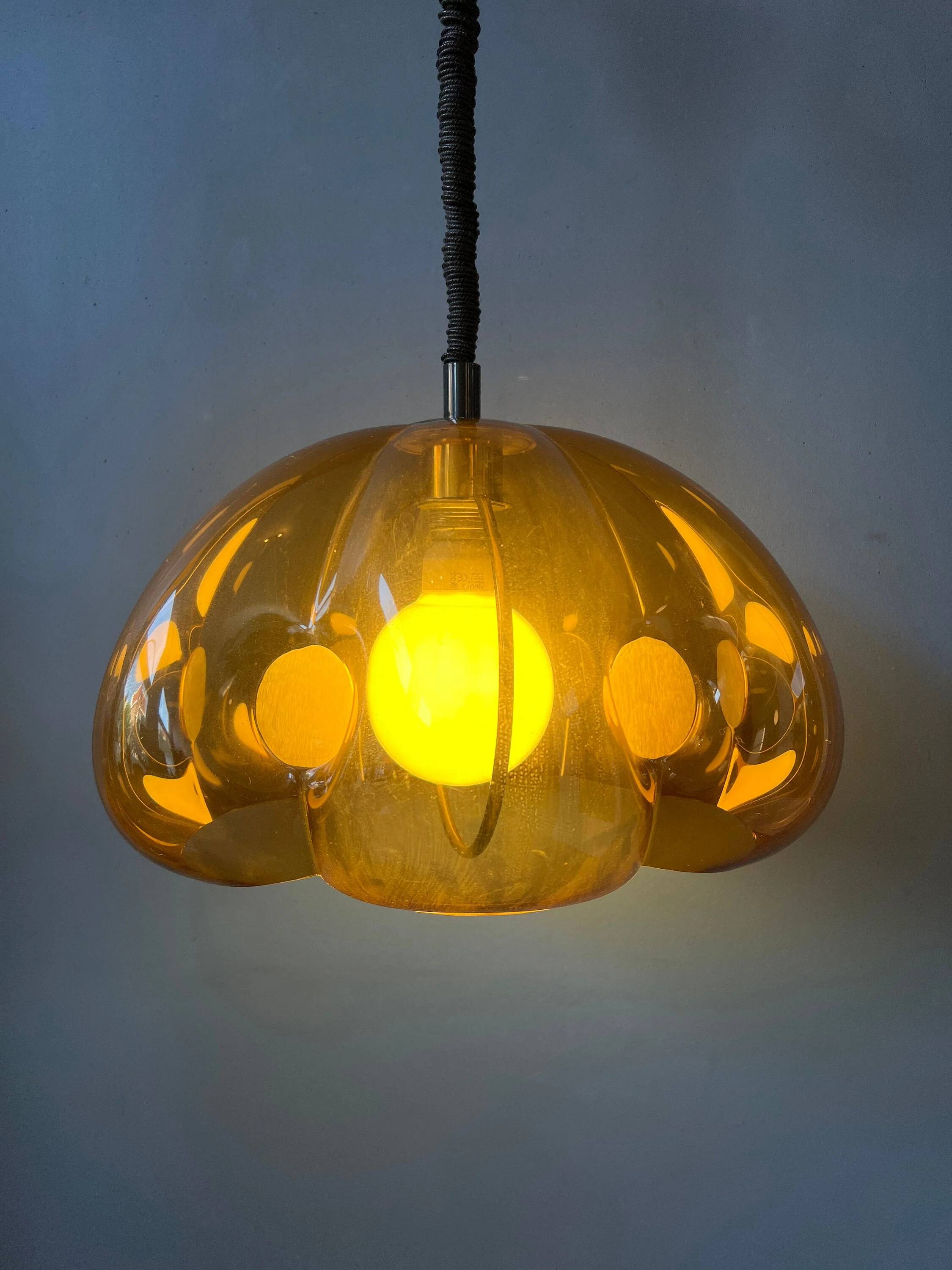 Vintage Space Age Herda suspension | mid-century lamp | 70s retro lighting