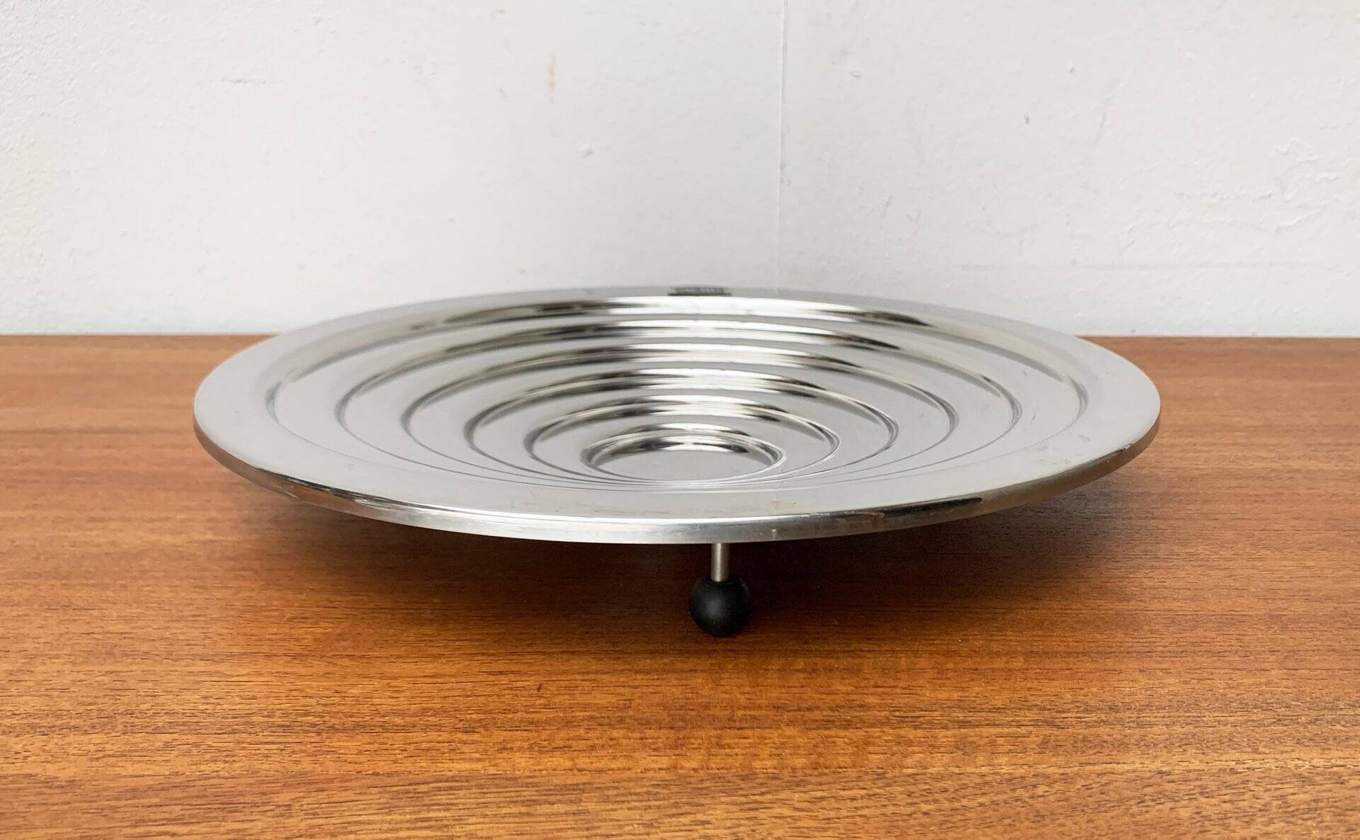 Large postmodern Danish metal bowl by Menu, 1980s.