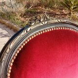 Pair of Louis XV style cabriolet armchairs