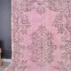 Tapis vintage Oushak rose pour la maison, sku 1920