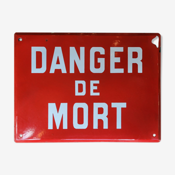 Plaque émaillée