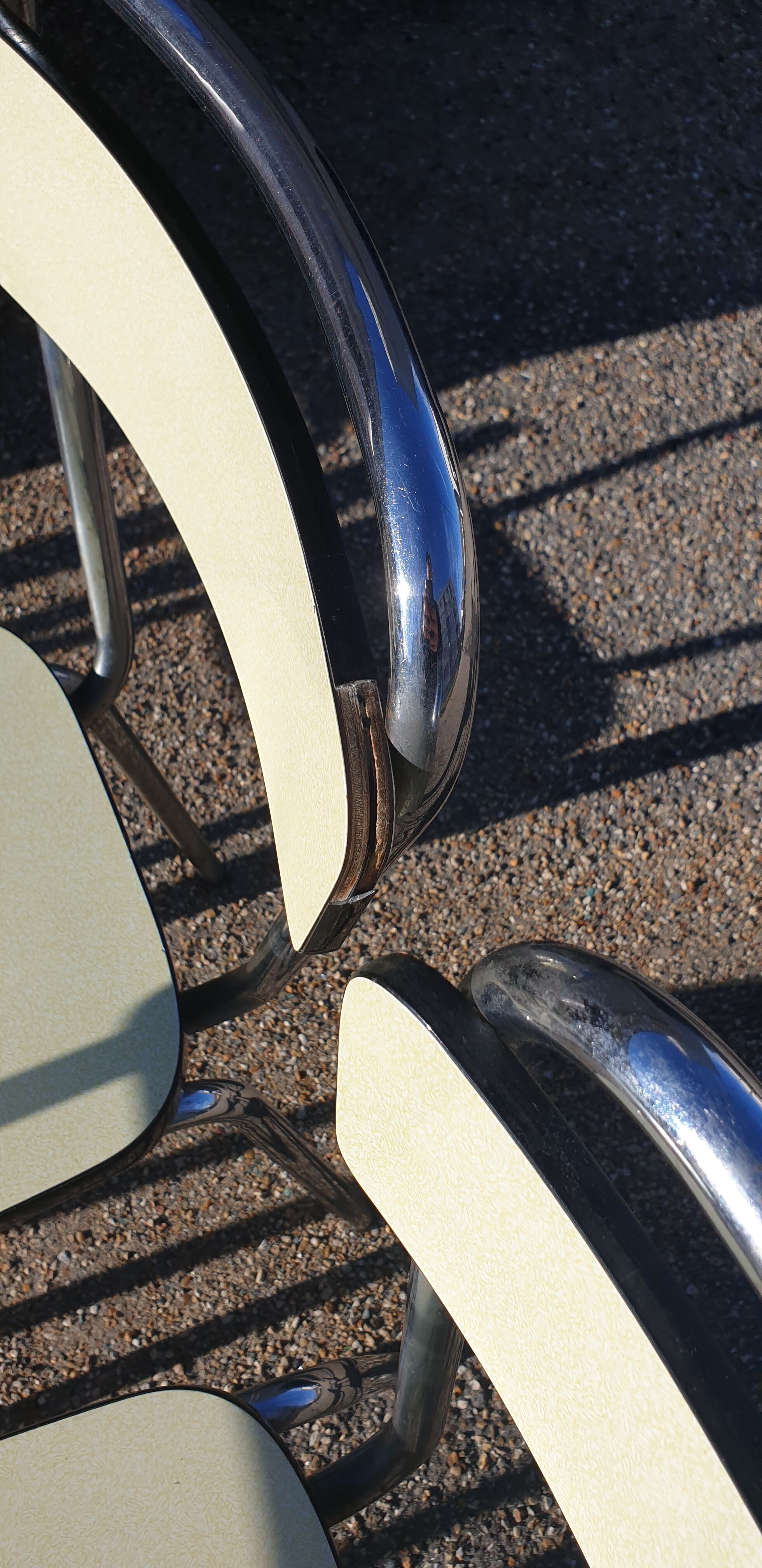 Vintage formica table and 4 chairs