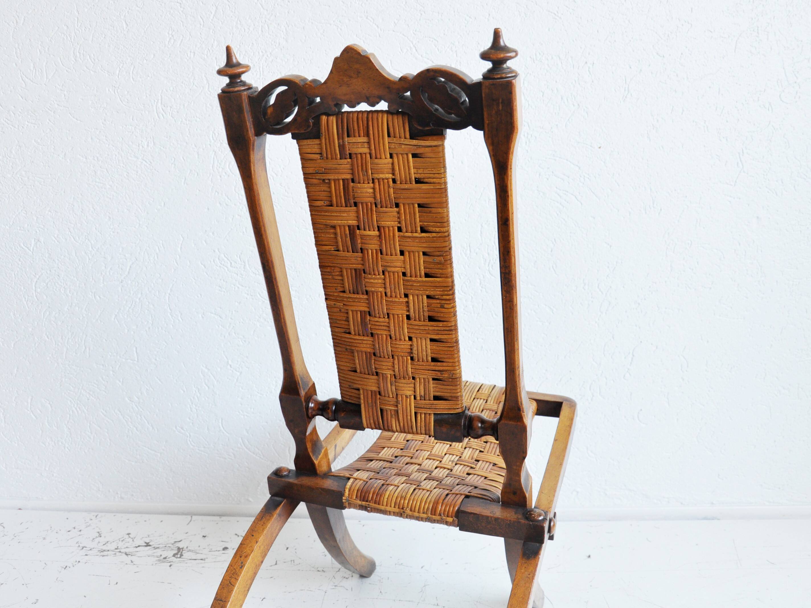 Antique rattan chair