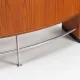 Erik Buch boomerang dry bar set in teak Dyrlund Denmark 1960