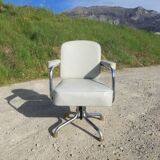 Old light grey pullman swivel office chair