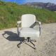Old light grey pullman swivel office chair