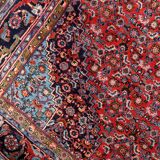 Antique Persian Bidjar handmade rug 7.5' x 10.11' 1920s - 1C1210