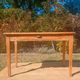Old wooden table with drawer – Vintage desk