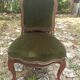 Chaise velours empire