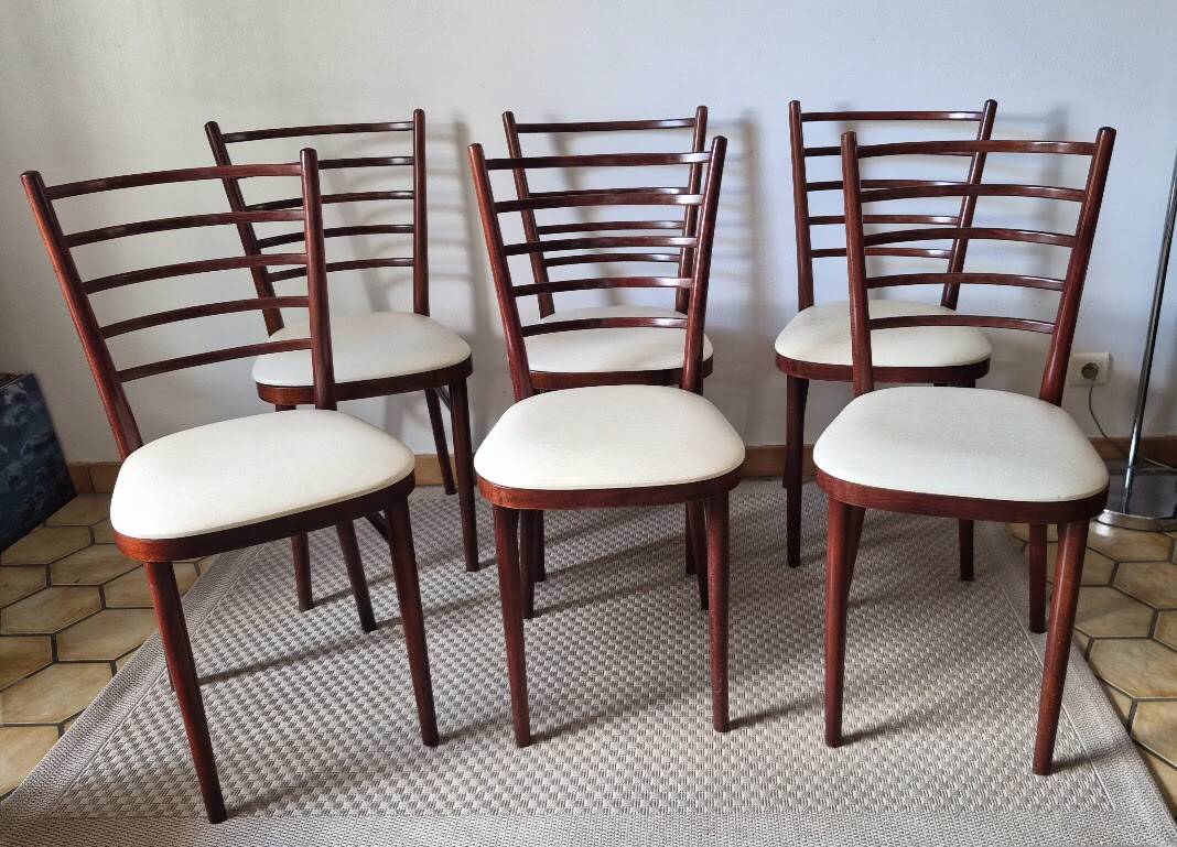 6 dining chairs from the 60s/70s