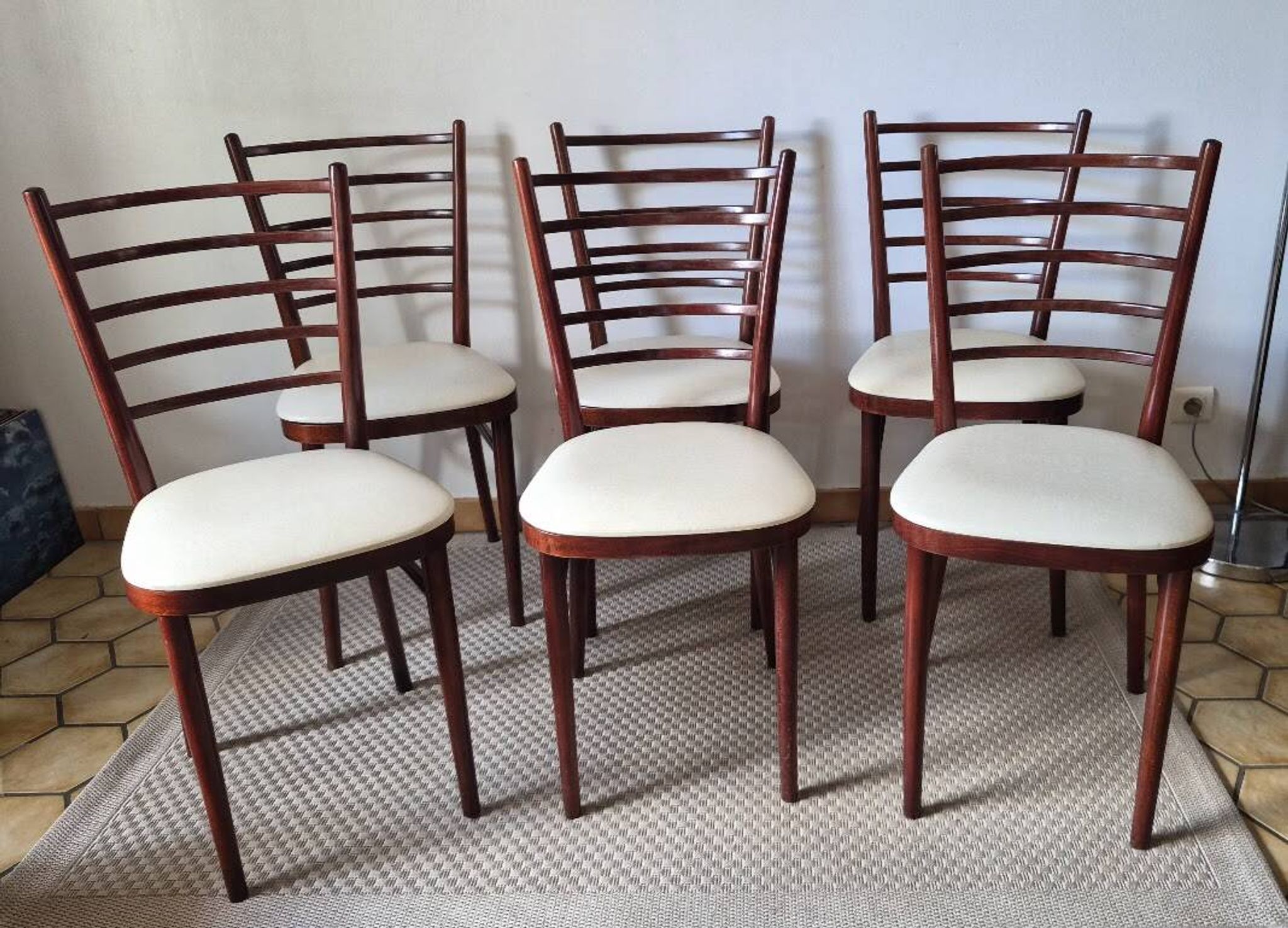 6 dining chairs from the 60s/70s