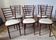 6 Chaises salle à manger année 60/70