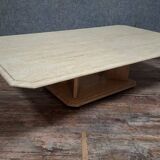 Travertine coffee table – 1970s work