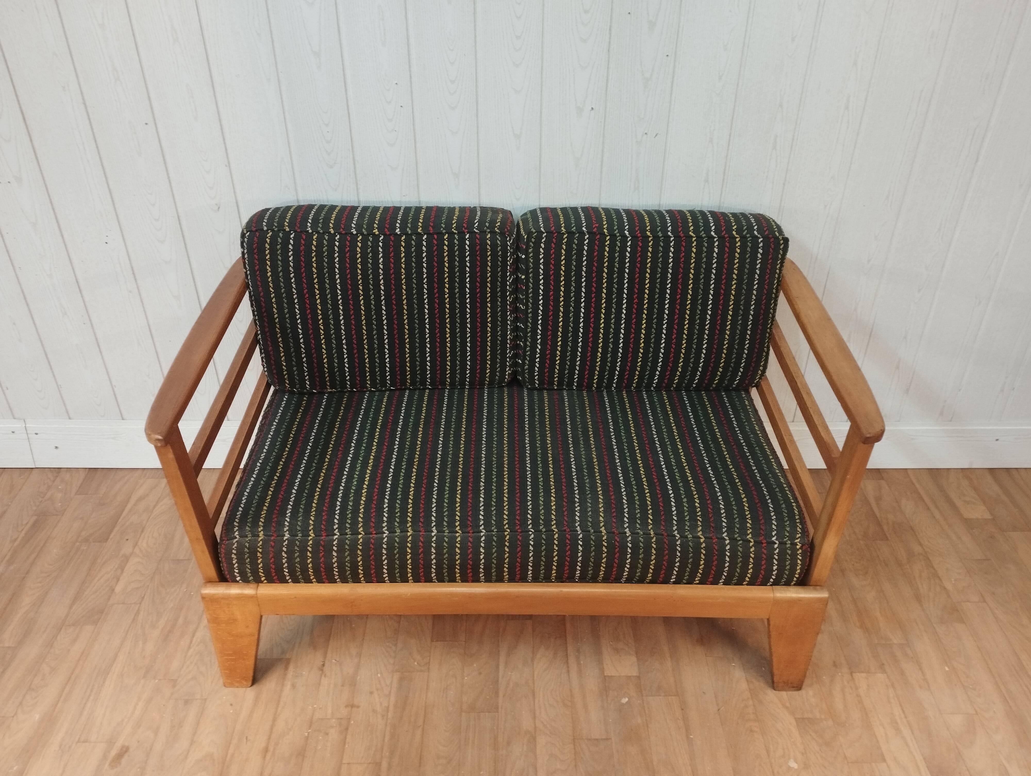 Daybed vintage compass feet Scandinavian style