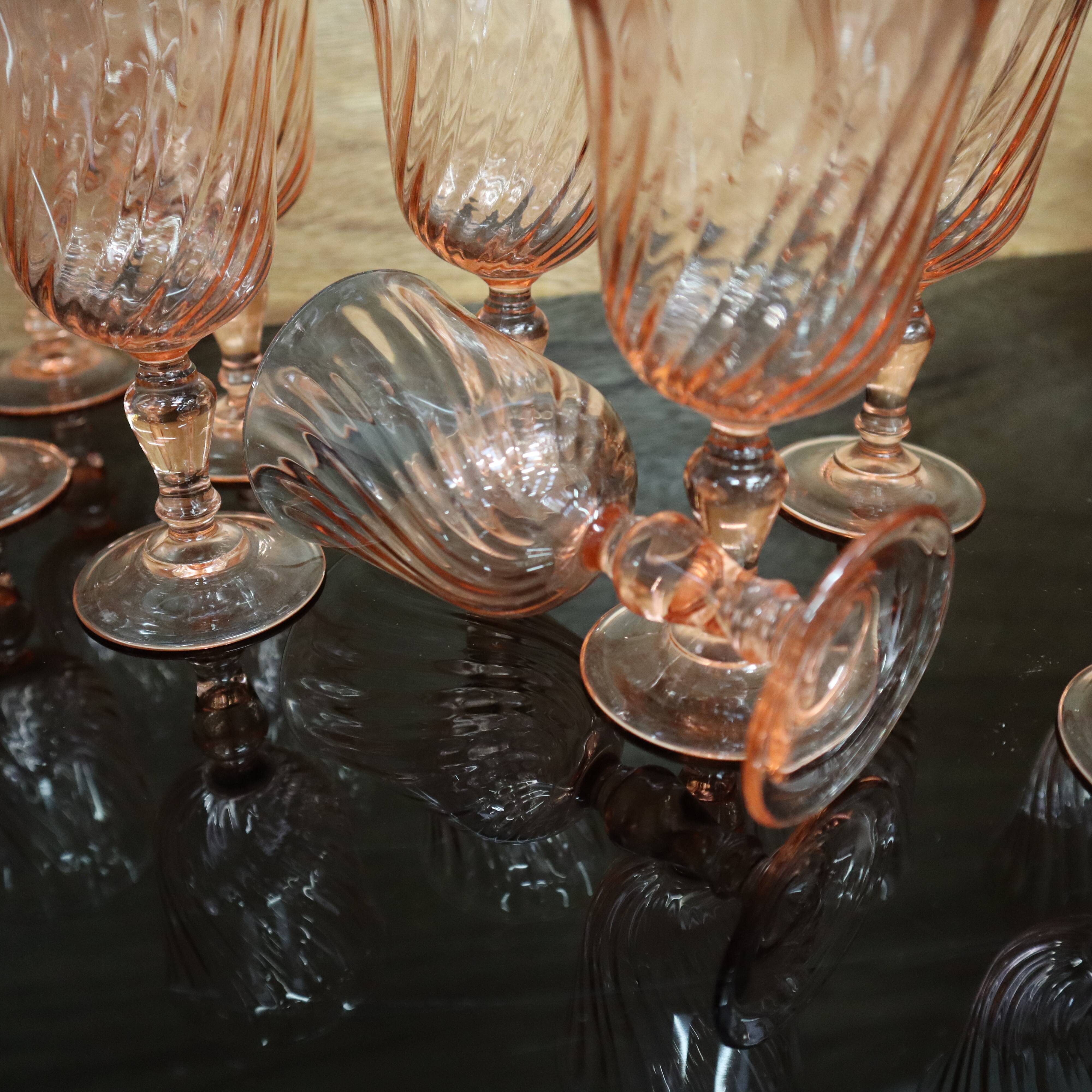 11 Rosaline Luminarc Arcoroc white wine glasses