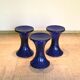 Tabouret TamTam Krystal Indigo, Henry Massonnet