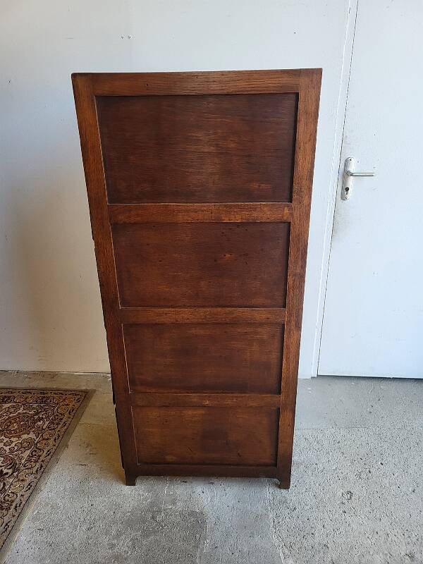 meuble classeur a dossiers en chene 1940