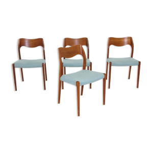 set de 4 chaises en palissandre