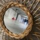 Wicker sun mirror
