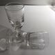 Lot de 6 verres à liqueur, gravés , début XX siècle