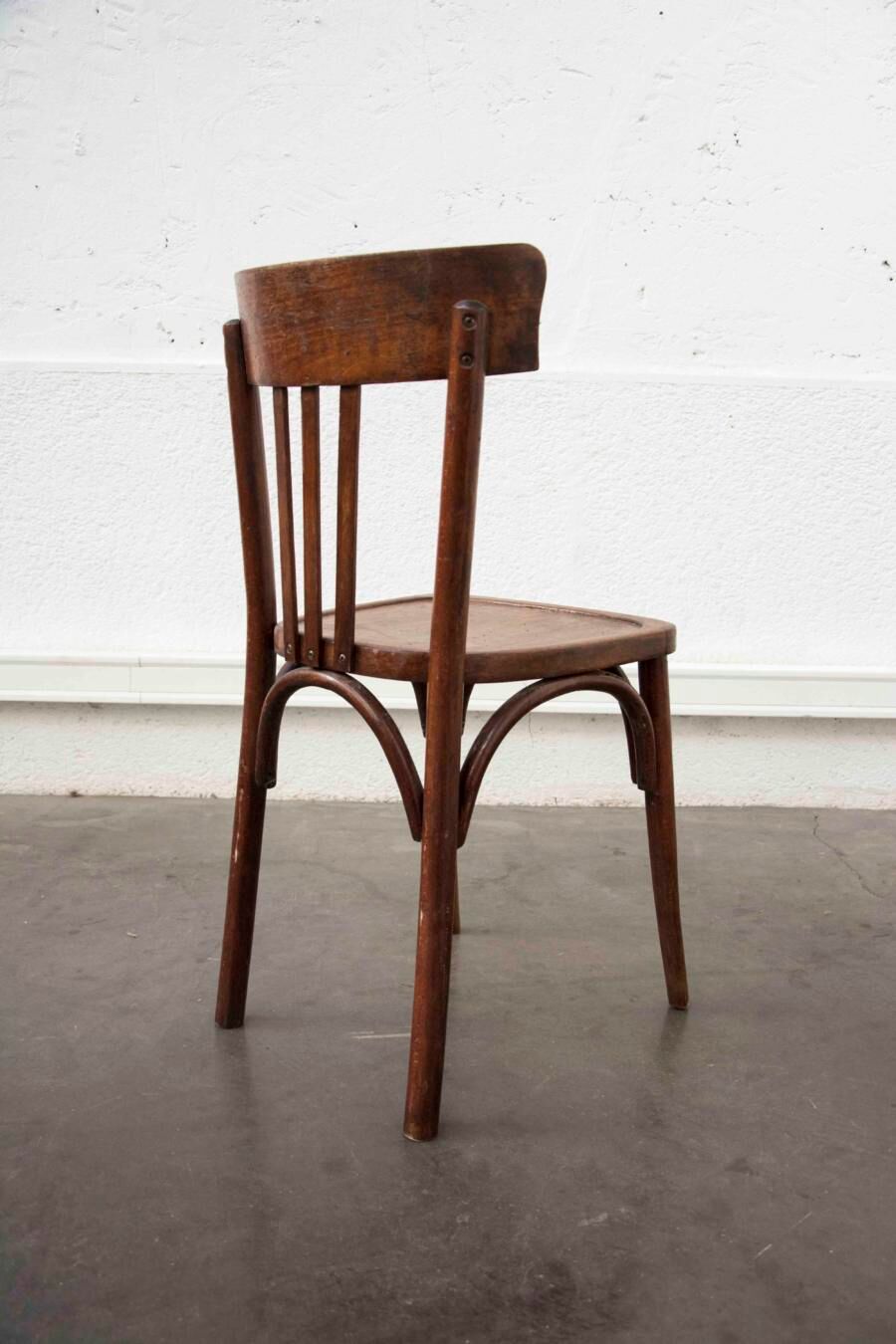 Series of 4 baumann bistro chairs