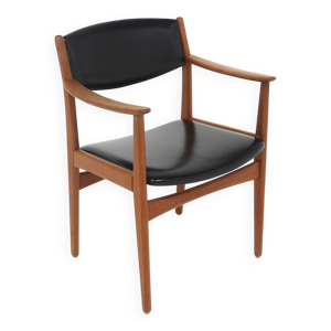 Fauteuil de bureau scandinave - teck