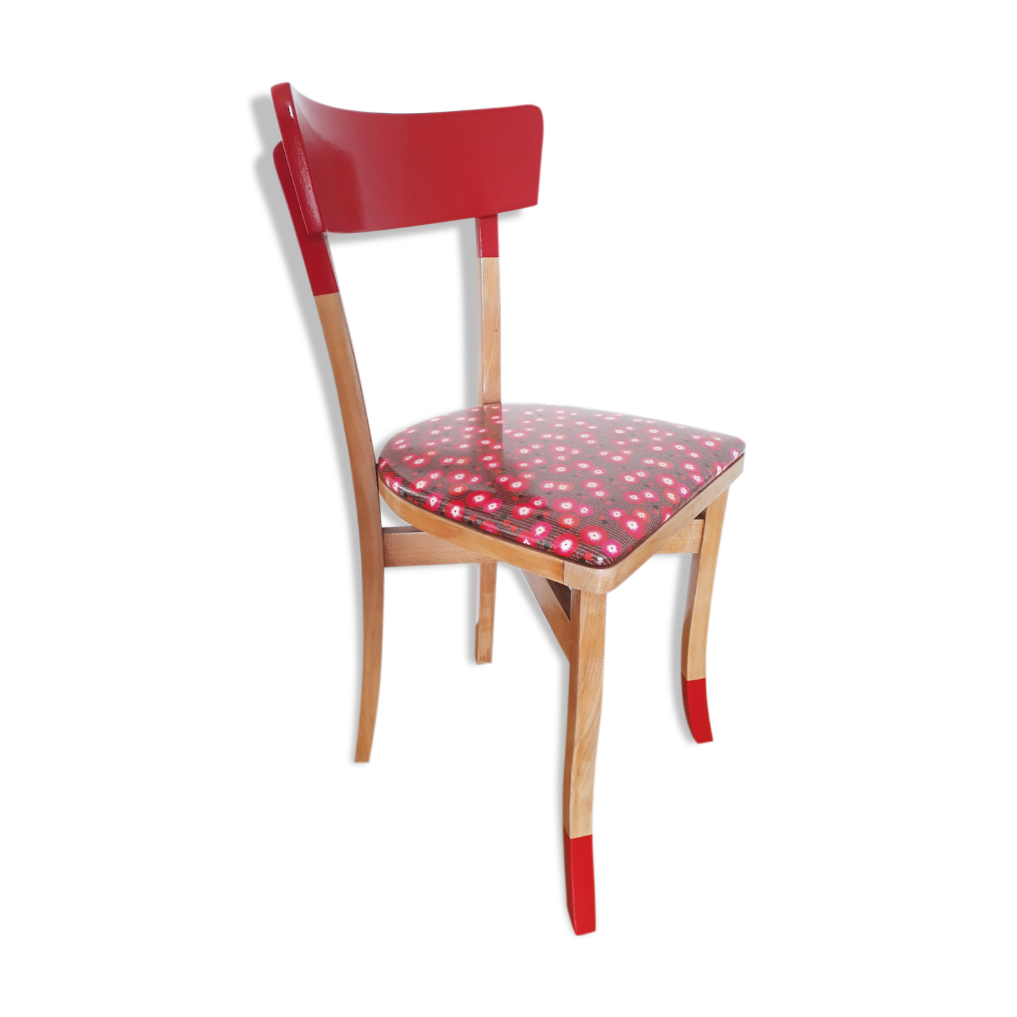 Chair bistro red vintage 30s