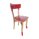 Chair bistro red vintage 30s