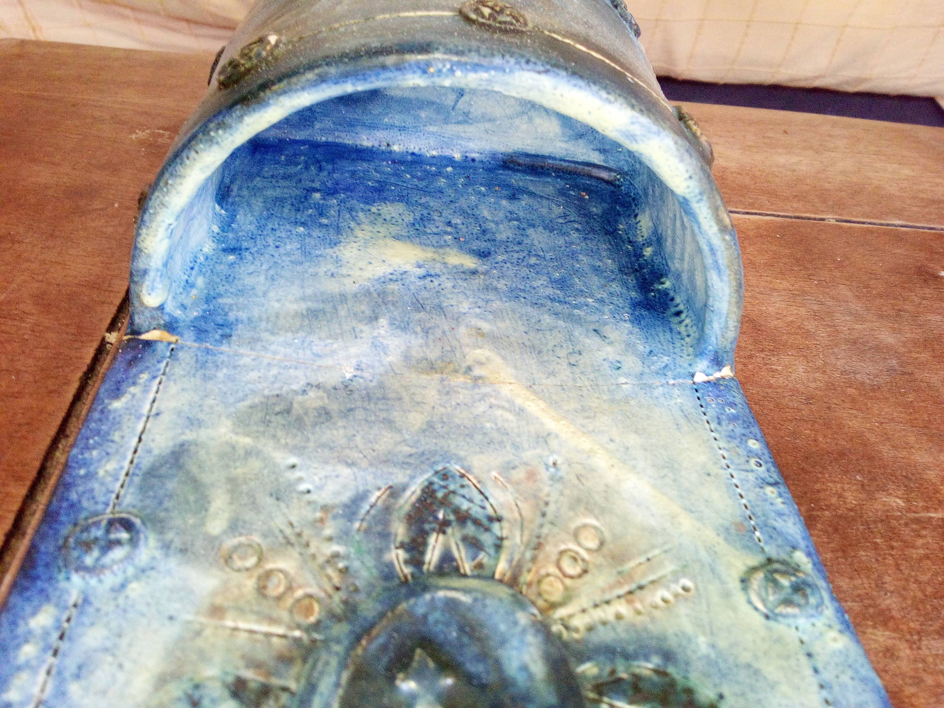 Pottery salt pot Françoise Chedeville