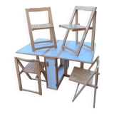 Space-saving dining set