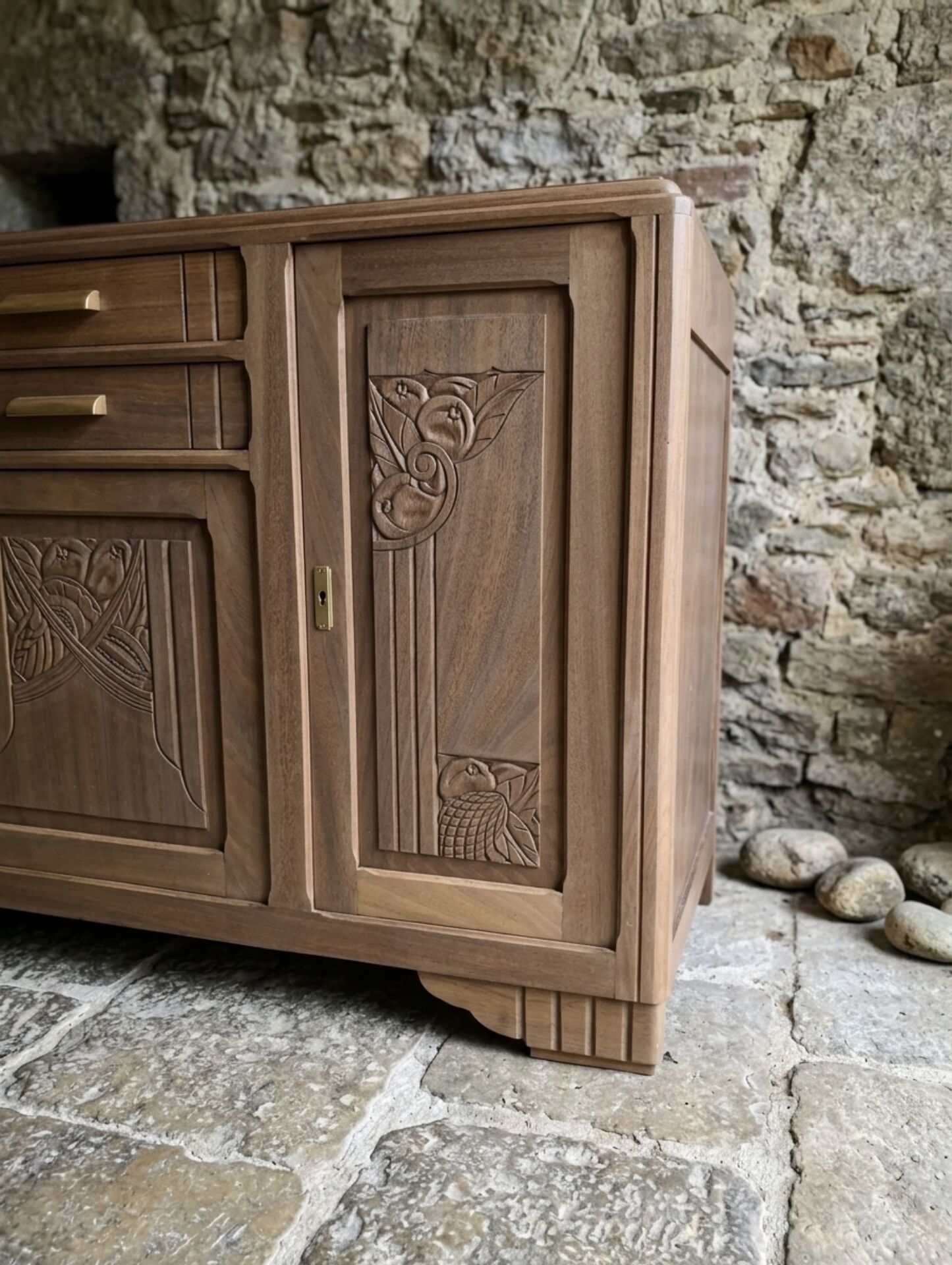 Art Deco walnut sideboard