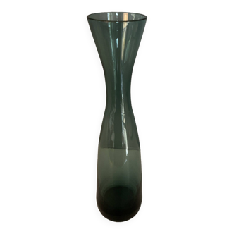 Vase verre violet suédois de gunnar ander, années 60