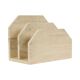 Vintage Travertine Natural Stone Magazine Rack – 1970s