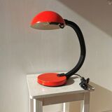 Vintage Red Desk Lamp: Mid-Century Modern Oslo Table Light