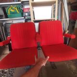 Old folding armchairs