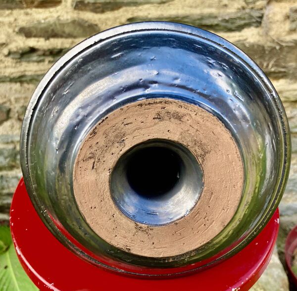 grand Bougeoir en céramique signée Jean Marais céramique de vallauris