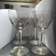 6 crystal glasses