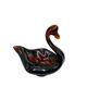 Glass ashtray swan, Poland, 1970s