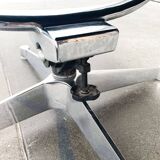 Set of aluminium chairs EA 124 Mid-Century by Charles & Ray Eames for Herman Miller, 1960s.