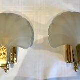 Pair of shell sconces