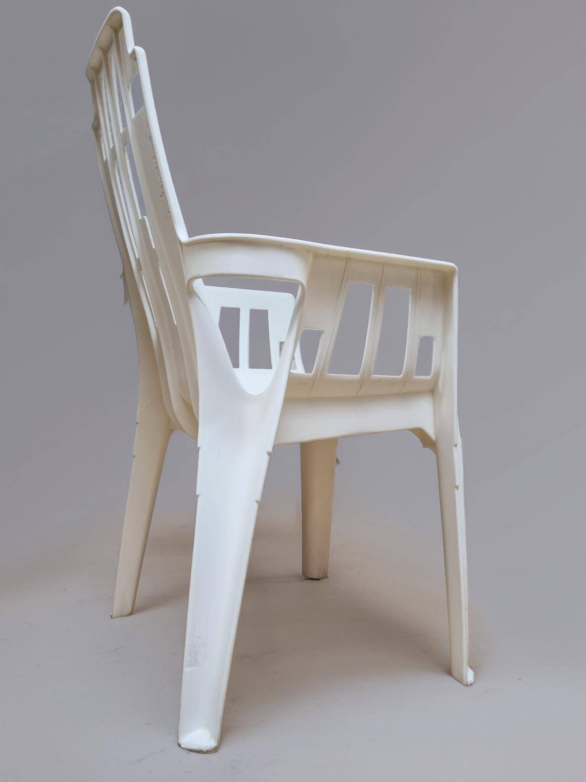 Stackable Plastic Boston Chair by Pierre Paulin for Henry Massonnet 1980s