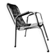 Vintage outdoor chair in webbing, 1960s-70s.