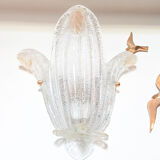 Applique Murano feuilles fleur