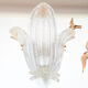 Applique Murano feuilles fleur