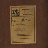 Large Vintage Bookcase with Bar in Teak by Heinrich Riestenpatt, 1960s