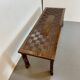 Hand-carved Congolese coffee table, 1989